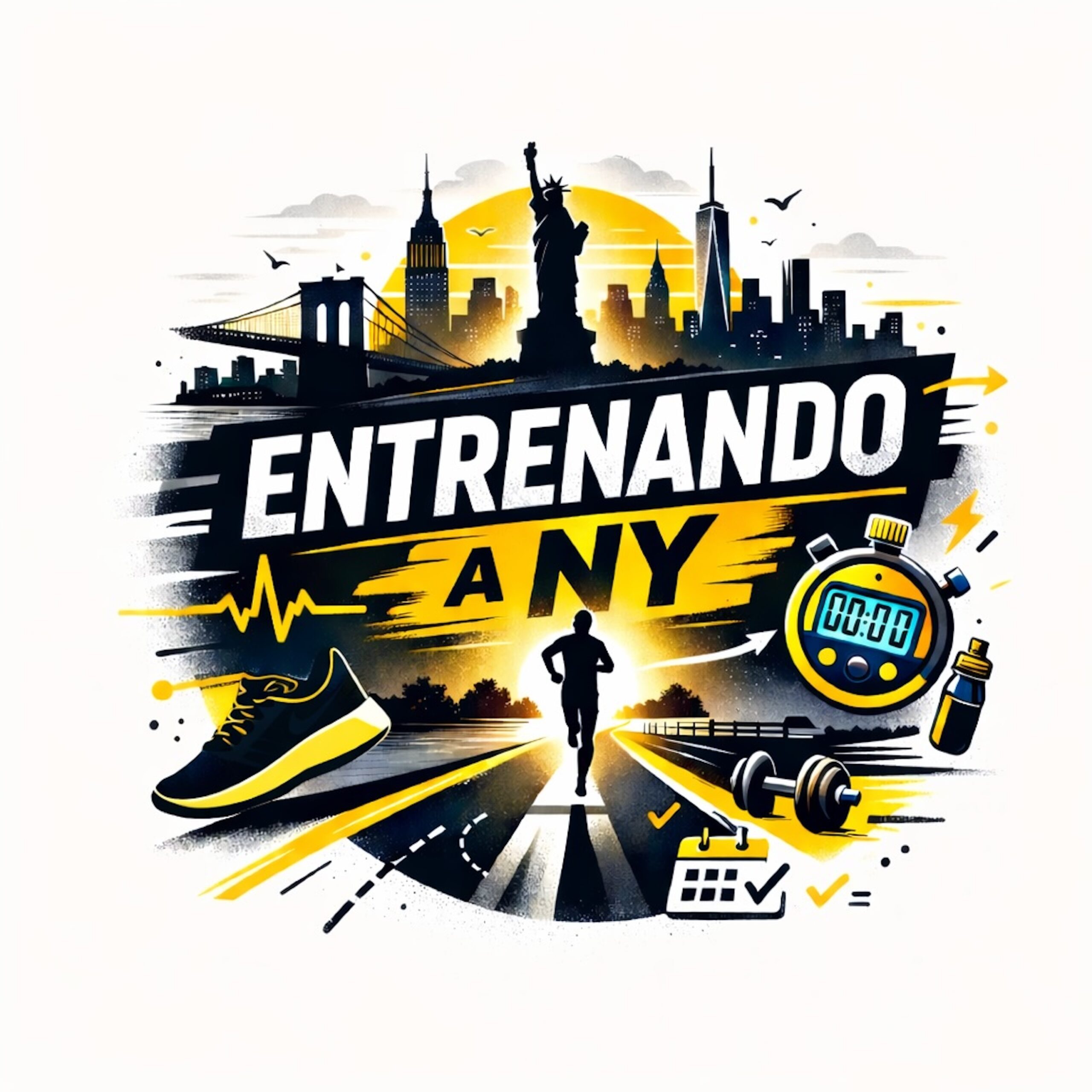 Logo del podcast "Entrenando a NY"