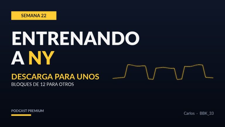 Semana 22: Descarga para unos y bloques de 12 para otros